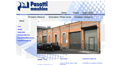 Desktop Screenshot of pasottimacchine.com